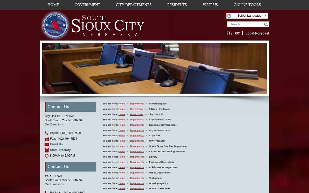 Dakota County South Sioux City police booking-record source page